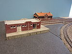 Walthers Santa Fe-Style Brick Depot w/Freight House - Kit N Scale Model Railroad Building #3805