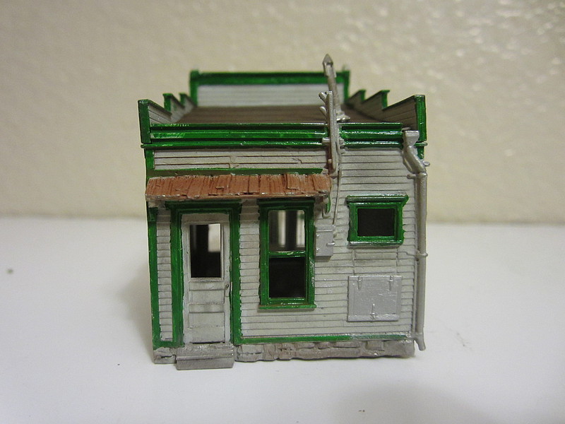 Scenic Detail Ticket Office Kit Unpainted Metal HO Scale Model