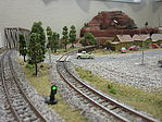 NJ Ground Signal w/LEDs - 2-Light (black) N Scale Model Railroad Trackside Accessory #2100