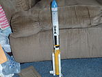 Future Launch Vehicle Model Rocket Kit Skill Level 3