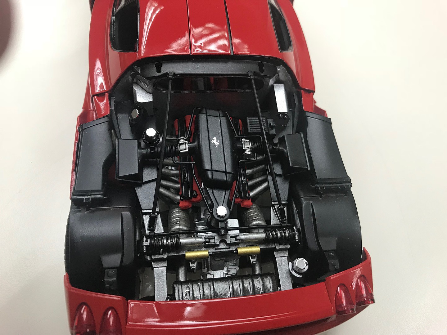 Enzo Ferrari w/Detail Up Parts Supercar Sportscar Plastic Model Car