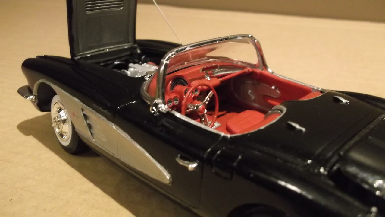 1958 corvette model car