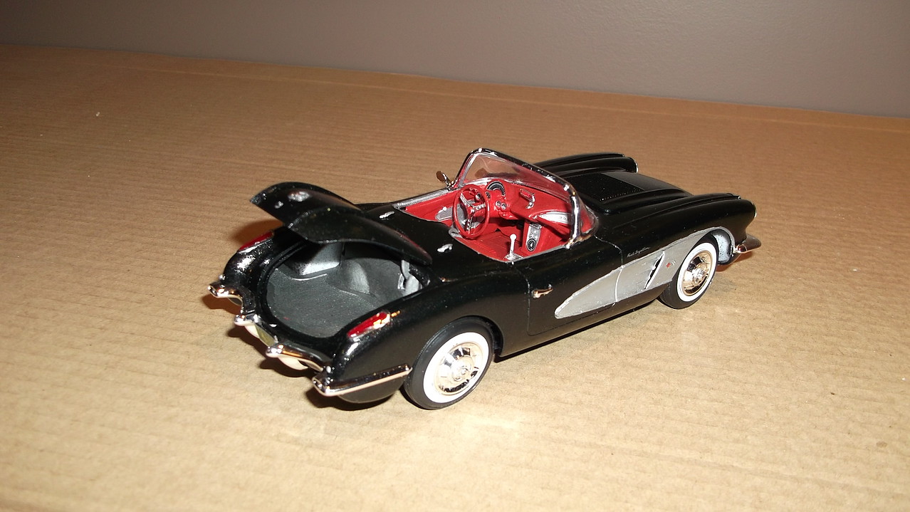 1958 corvette model car