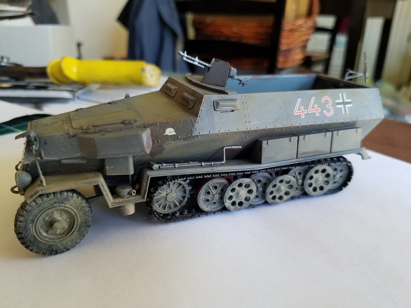 Plastic Model Kit Tamiya Scale Hanomag Sd Kfz Toys