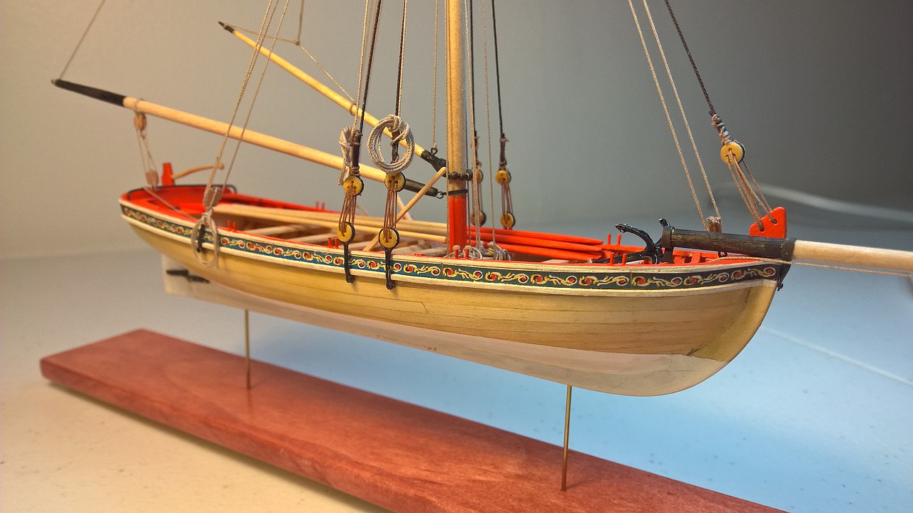 Th Century Longboat Wooden Model Ship Kit Scale Free
