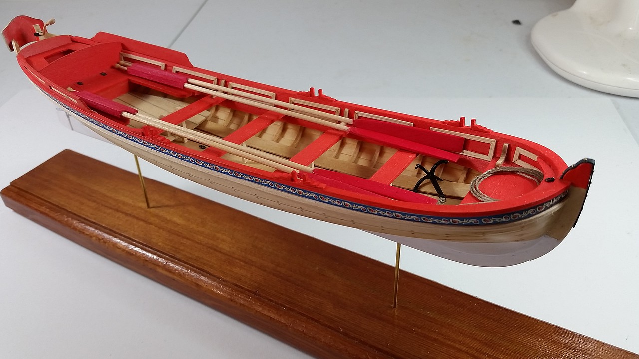 MS1 Model Shipways 21ft English Pinnace Wood & Metal Model Ship Kit 1:24 Scale 