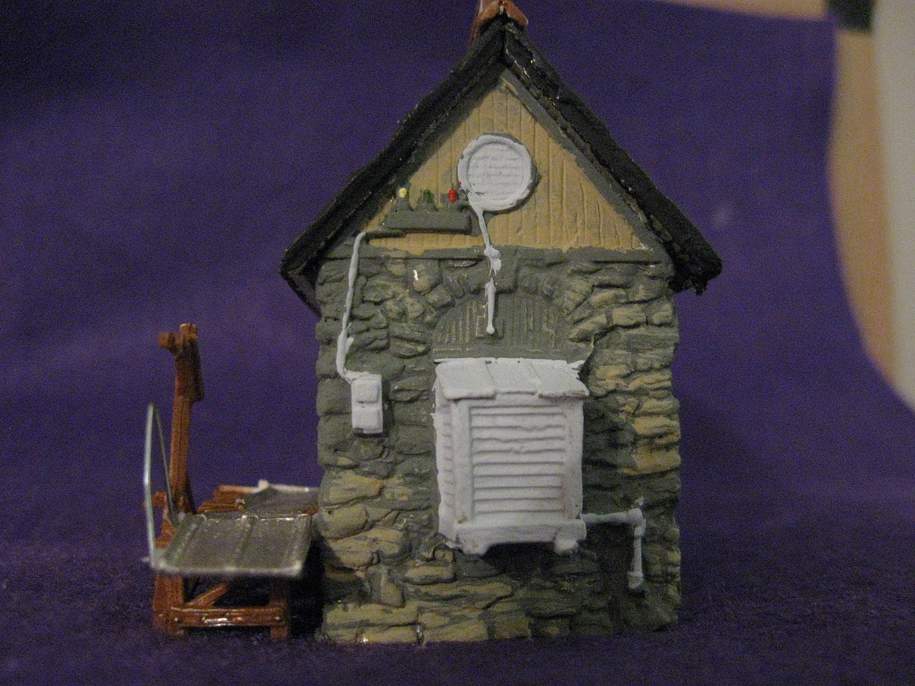 Scenic Detail Ice House Kit Ho Scale Model Railroad Building