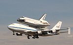 Boeing 747 SCA and Space Shuttle