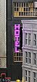 Hotel Vertical Large Right Mounted Sign