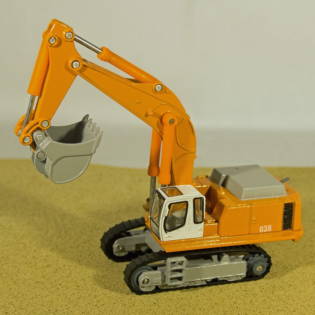 Hydraulic Excavator Orange 1/87 HO Diecast Model by Classic Metal Works Tc100 a for sale online 