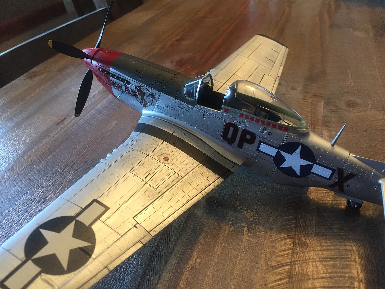 P-51K Mustang w/4.5'' M10 Rocket Launcher -- Plastic Model Airplane Kit