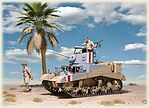 British M3 Stuart Honey Tank