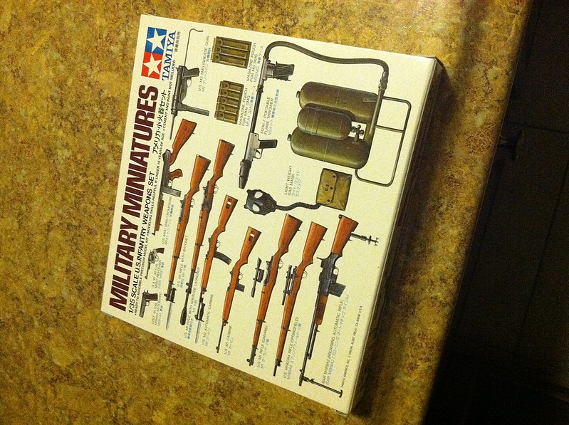Tamiya US Infantry Weapons Set Plastic Model Military Diorama Kit 1/35 Scale #35121