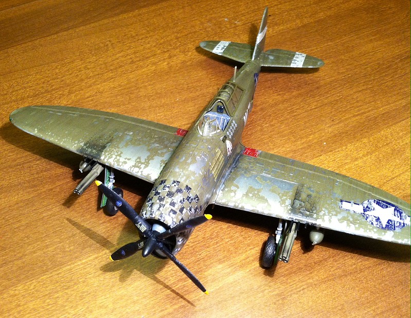 Revell-Monogram P-47D Thunderbolt Razorback Plastic Model Airplane Kit 1/48 Scale #855261