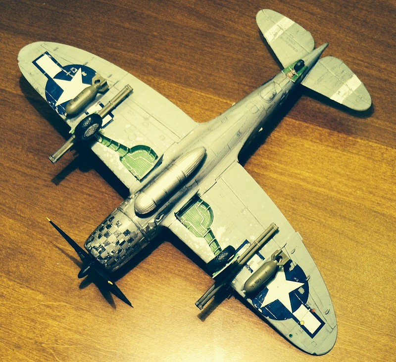 Revell-Monogram P-47D Thunderbolt Razorback Plastic Model Airplane Kit 1/48 Scale #855261