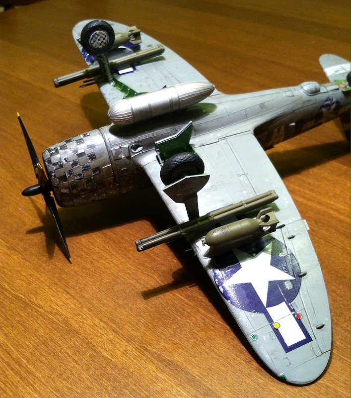 Revell-Monogram P-47D Thunderbolt Razorback Plastic Model Airplane Kit 1/48 Scale #855261