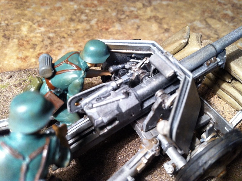 Tamiya German 75mm Anti-Tank Gun Plastic Model Military Diorama Kit 1/35 Scale #35047