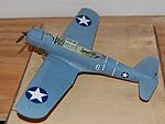 Accurate SB2U-2 VINDICATOR Plastic Model Airplane Kit 1/48 Scale #0201