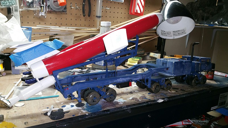 Revell-Monogram Teracruzer with Mace Missile Plastic Model Military Vehicle Kit 1/32 Scale #857812