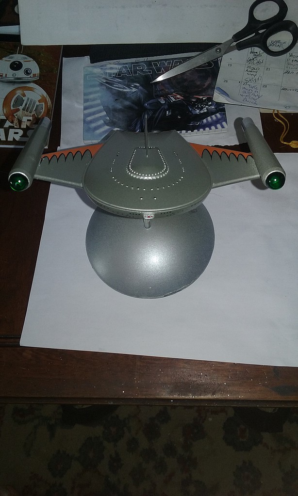 Polar-Lights Star Trek Romulan Bird of Prey Science Fiction Plastic Model Kit 1/1000 Scale #934