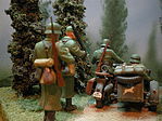 Tamiya German BMW R75 w/Car Plastic Model Military Vehicle Kit 1/35 Scale #35016