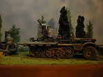 Italeri Sd.Kfz.10/4 Half Track with FLAK 30 Plastic Model Military Vehicle Kit 1/35 Scale #556395