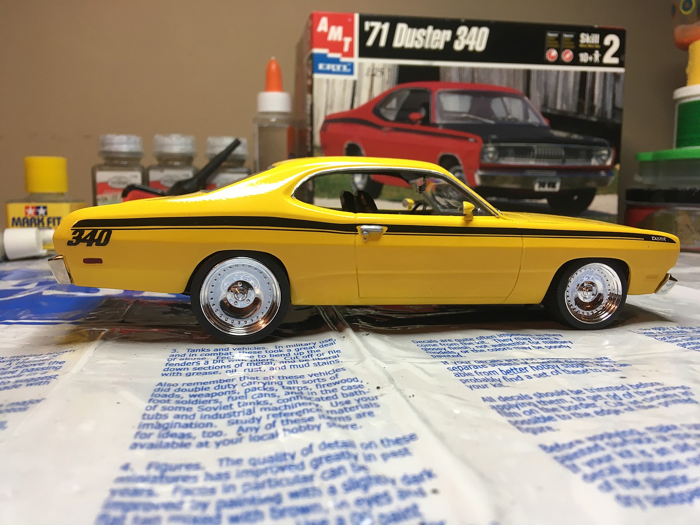 plymouth duster model car kits