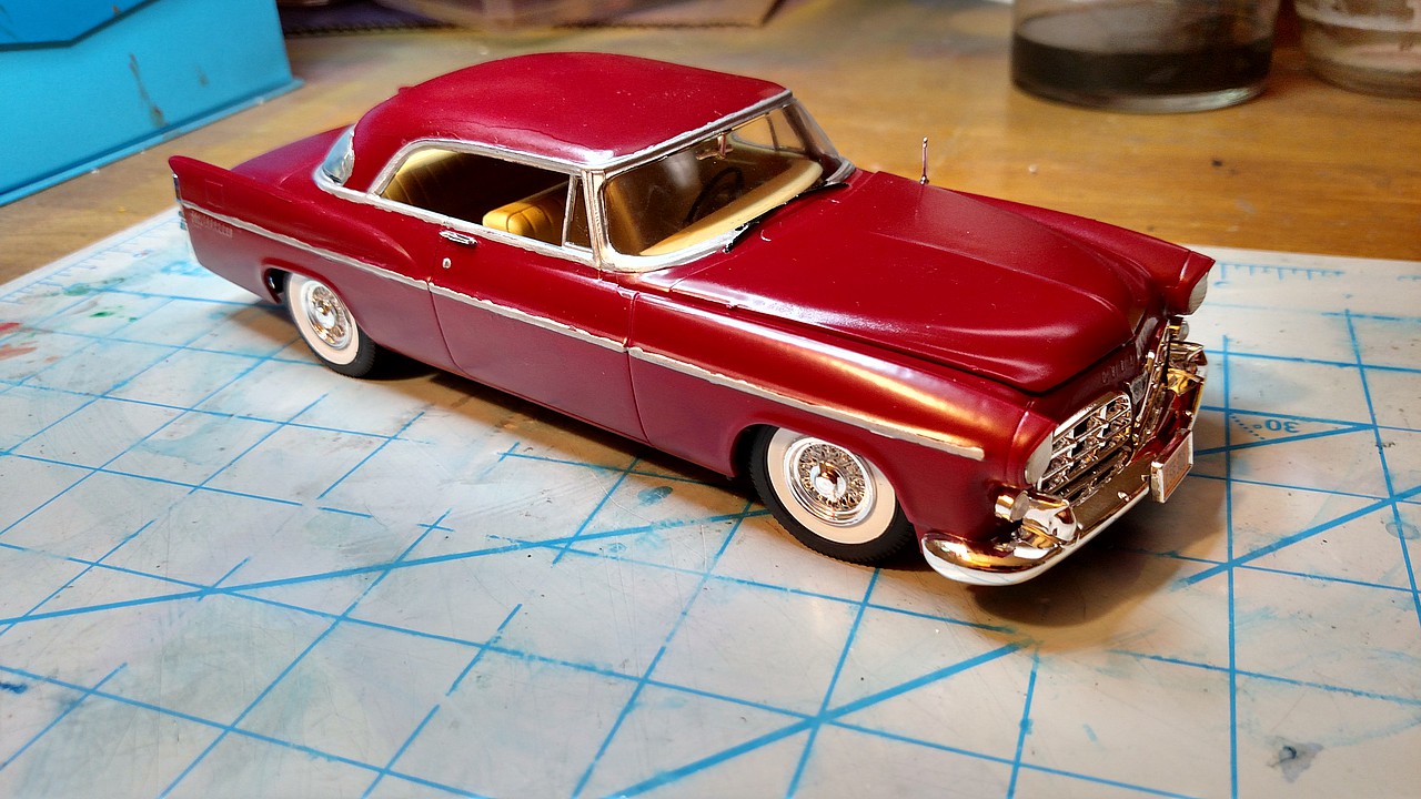 Gallery Pictures Moebius 1956 Chrysler 300B Plastic Model Car Kit 1/25