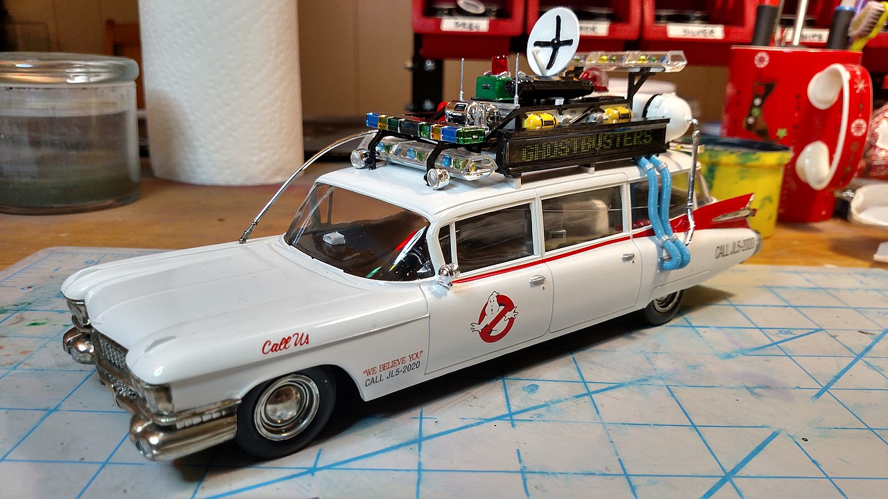 Ghostbusters Ecto A Plastic Model Car Kit Scale