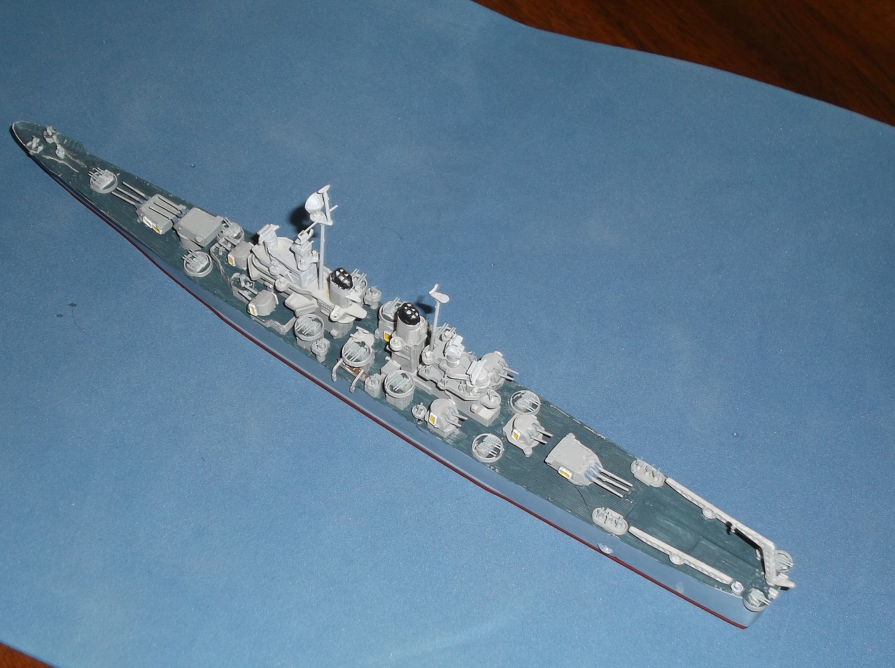 Uss Pittsburgh Ca Cruiser Plastic Model Military Ship Kit