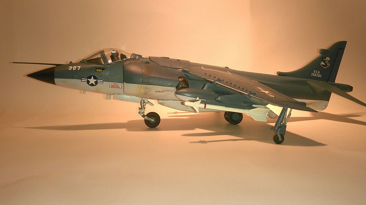 large scale harrier model