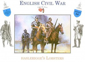 A-Call-To-Arms Haslerigges Lobsters Cavalry (4 Mtd) Plastic Model Military Figure Kit 1/32 Scale #34