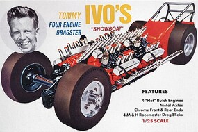 Atlantis Tommy Ivo's Showboat Four Engine Dragster with 4 Buick 454 N