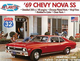 Atlantis 1969 Chevy Nova SS Plastic Model Car Kit 1/32 Scale #2006