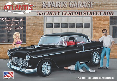 Lost in the Night｜豪華ダイヤカスタム 現品 身分カード付き Atlantis 1955 Chevrolet Custom Street Rod