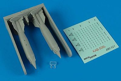 Aerobonus KAB500L Laser Guided Bombs Plastic Model Aircraft Accessory 1/48 Scale #480021
