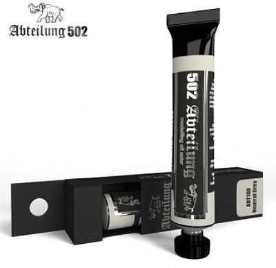 Abteilung Weathering Oil Paint Neutral Grey 20ml Tube Hobby Model and Oil Paint #100