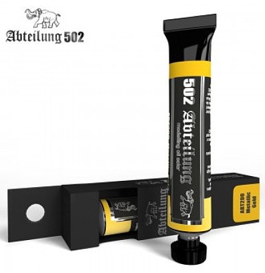 Abteilung Weathering Oil Paint Metallic Gold 20ml Tube Hobby and Model Paint #200