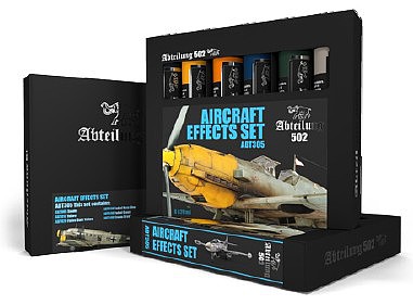 Abteilung Aircraft Effects Weathering Oil Paint Set (6 Colors) 20ml Tubes Hobby and Model Paint #305