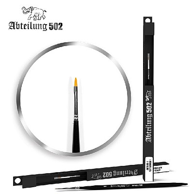 Abteilung Size 1 Synthetic Flat Brush Hobby and Model Paint Brush #8351