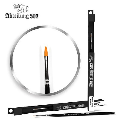 Abteilung Size 4 Synthetic Filbert Brush Hobby and Model Paint Brush #8404