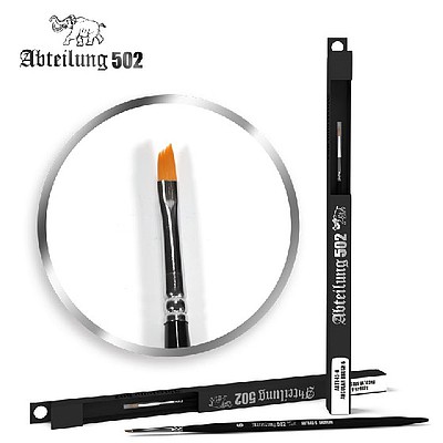 Abteilung Size 6 Synthetic Angular Brush Hobby and Model Paint Brush #8456
