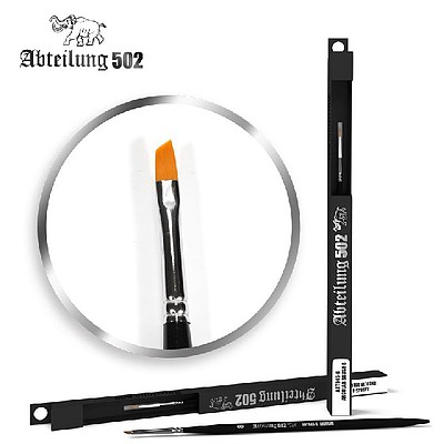 Abteilung Size 8 Synthetic Angular Brush Hobby and Model Paint Brush #8458