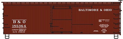 Accurail 36 Double Sheathed Wood Boxcar B&O #185364 HO Scale Model Train Freight Car Kit #1702