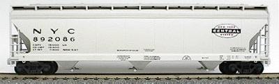 Accurail HO New York Central ACF 3-Bay Centerflow Covered Hopper