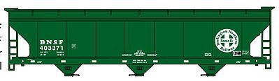 Accurail BNSF ACF 3-Bay Centerflow Covered Hopper Kit HO Scale Model Train Freight Car #2093