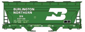 Accurail ACF 2-bay Center-Flow Covered Hopper BN #437109 HO Scale Model Train Freight Car Kit #2205
