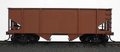 Accurail Canton Car Co.-Built 55-Ton 2-Bay Hopper Undecorated HO Scale Model Train Freight Car #2300