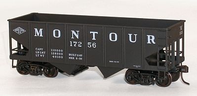 Accurail USRA 55 Ton Twin Hopper Montour Kit HO Scale Model Train Freight Car #25261