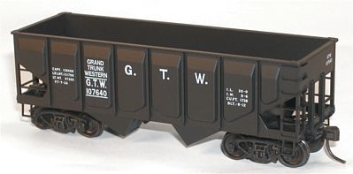 Accurail 55-Ton Panel-Side Two-Bay Hopper Grand Trunk Western HO Scale Model Train Freight Car #28071